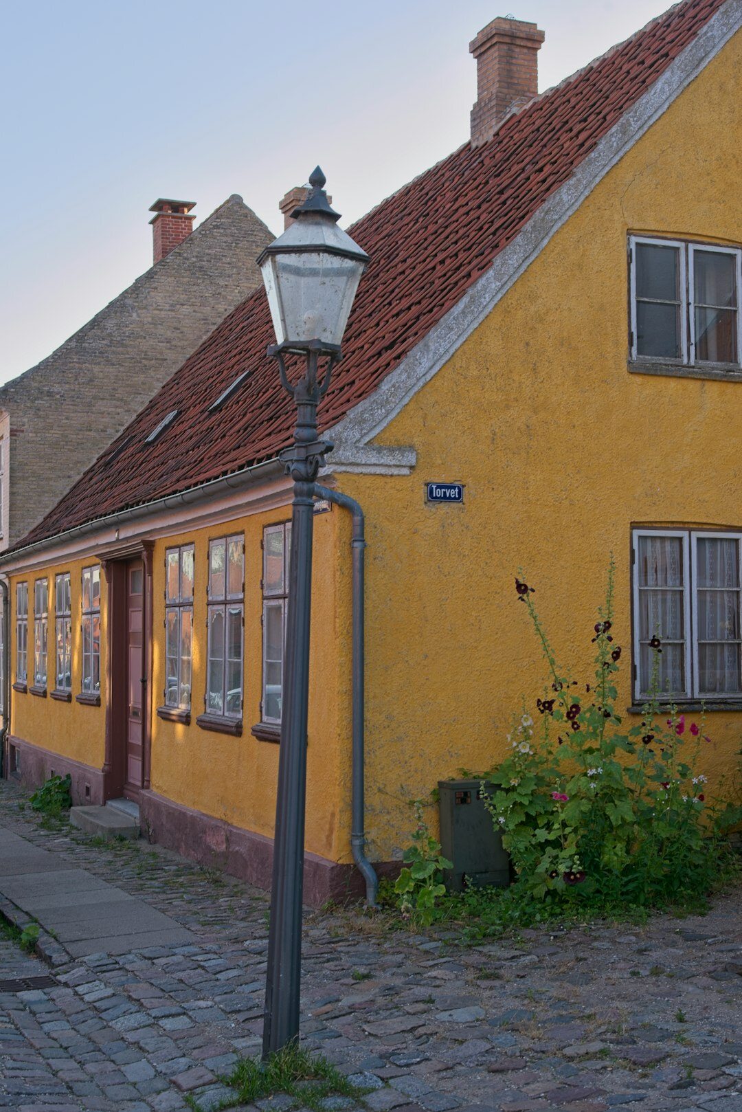 quiet danish village street