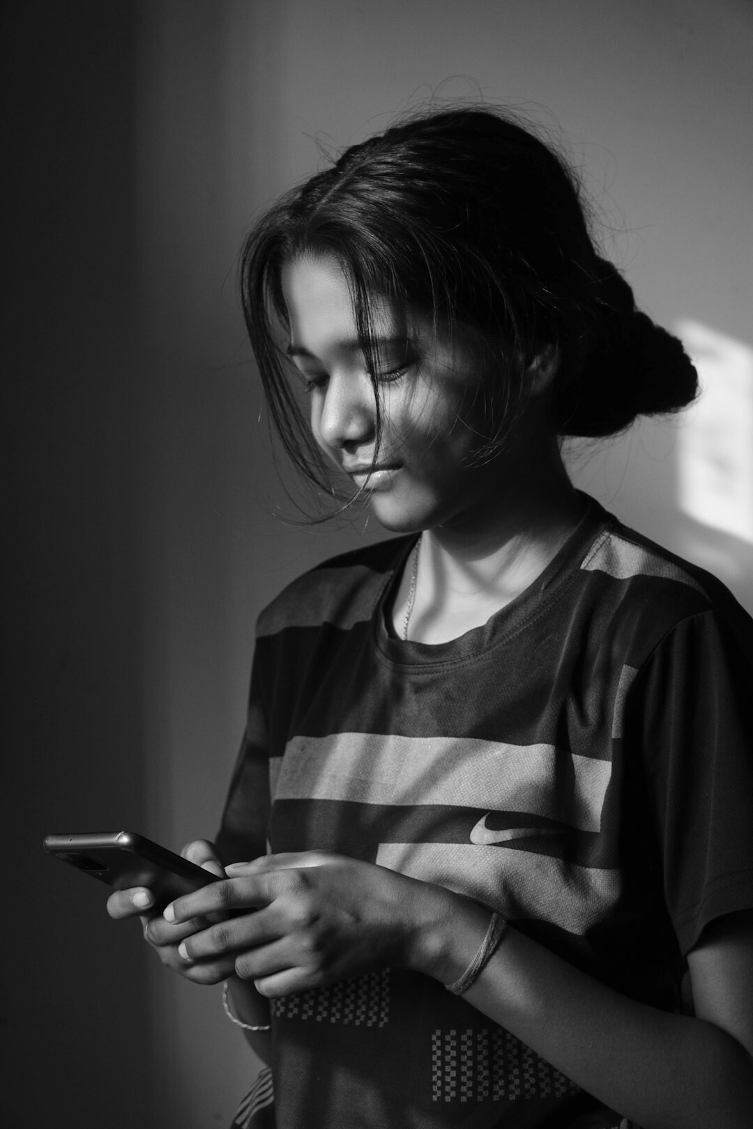 woman daily life portrait