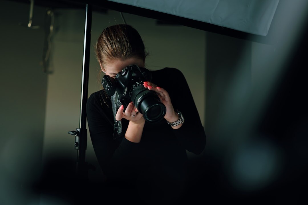 documentary photographer at work